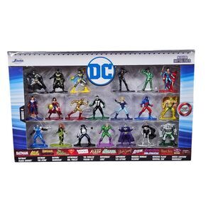 NEW DC Comics Jada 20 Die-Cast Figures Set, Nano Metalfigs Series 4, New in Box